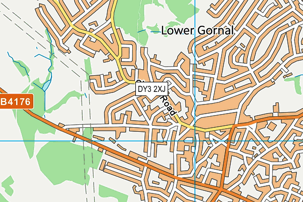 DY3 2XJ map - OS VectorMap District (Ordnance Survey)