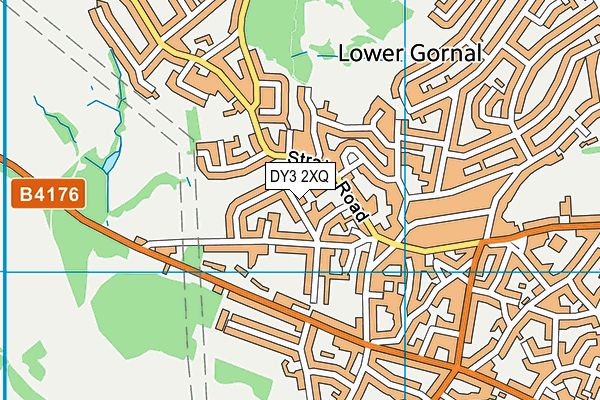 DY3 2XQ map - OS VectorMap District (Ordnance Survey)