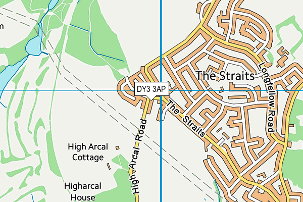 DY3 3AP map - OS VectorMap District (Ordnance Survey)
