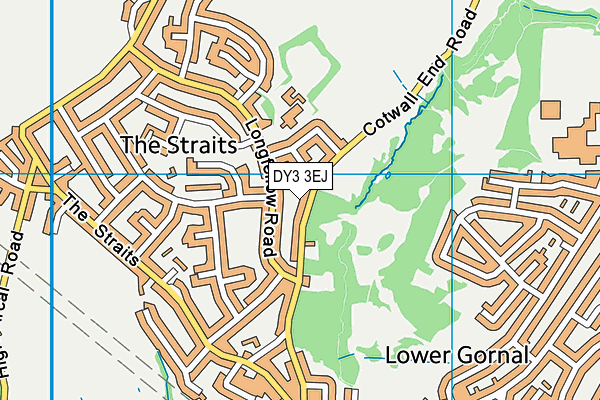 DY3 3EJ map - OS VectorMap District (Ordnance Survey)