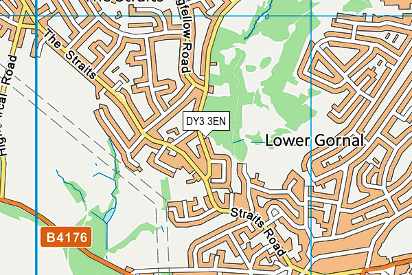 DY3 3EN map - OS VectorMap District (Ordnance Survey)