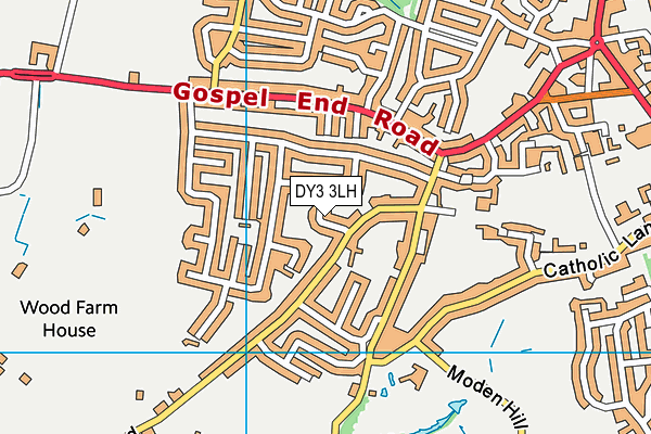 DY3 3LH map - OS VectorMap District (Ordnance Survey)