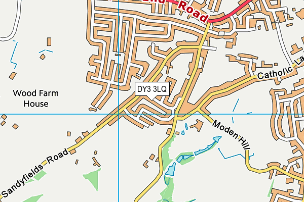DY3 3LQ map - OS VectorMap District (Ordnance Survey)