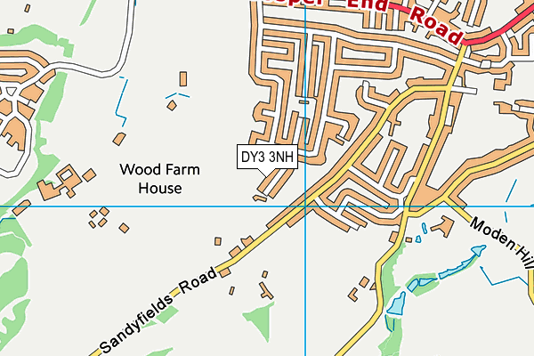 DY3 3NH map - OS VectorMap District (Ordnance Survey)