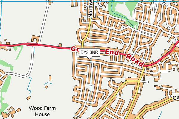 DY3 3NR map - OS VectorMap District (Ordnance Survey)