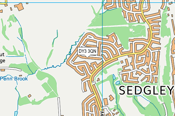 DY3 3QN map - OS VectorMap District (Ordnance Survey)