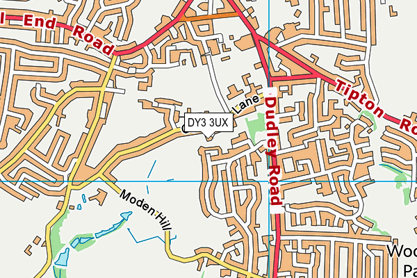 DY3 3UX map - OS VectorMap District (Ordnance Survey)