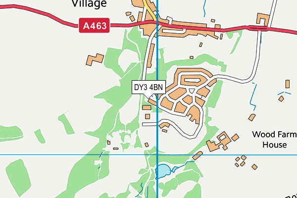 DY3 4BN map - OS VectorMap District (Ordnance Survey)