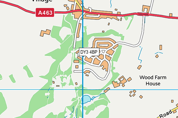 DY3 4BP map - OS VectorMap District (Ordnance Survey)