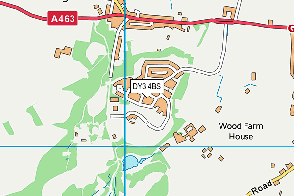 DY3 4BS map - OS VectorMap District (Ordnance Survey)