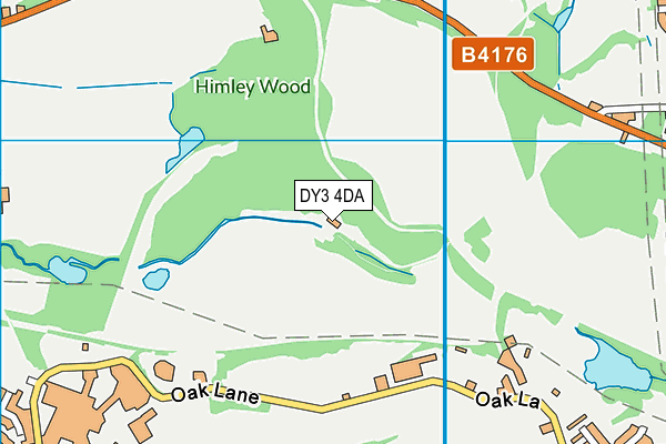 DY3 4DA map - OS VectorMap District (Ordnance Survey)