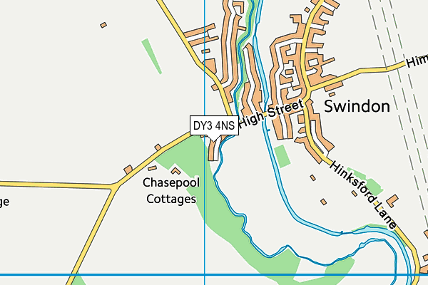 DY3 4NS map - OS VectorMap District (Ordnance Survey)