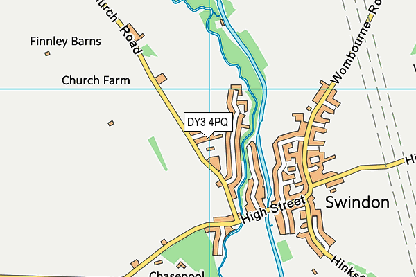 DY3 4PQ map - OS VectorMap District (Ordnance Survey)