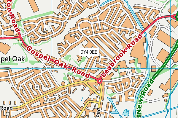 DY4 0EE map - OS VectorMap District (Ordnance Survey)