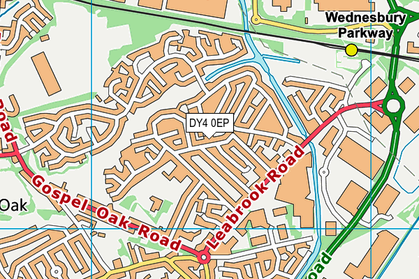 DY4 0EP map - OS VectorMap District (Ordnance Survey)