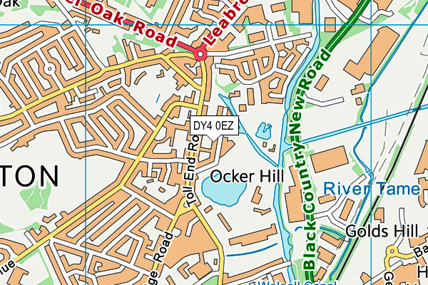 DY4 0EZ map - OS VectorMap District (Ordnance Survey)