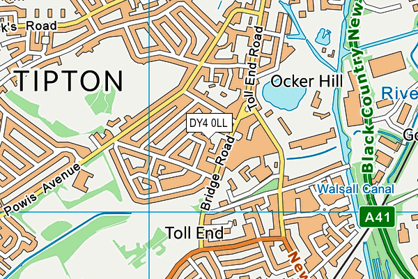 DY4 0LL map - OS VectorMap District (Ordnance Survey)
