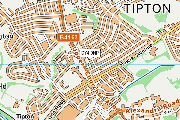 DY4 0NP map - OS VectorMap District (Ordnance Survey)
