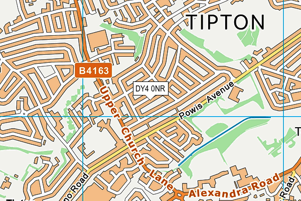 DY4 0NR map - OS VectorMap District (Ordnance Survey)