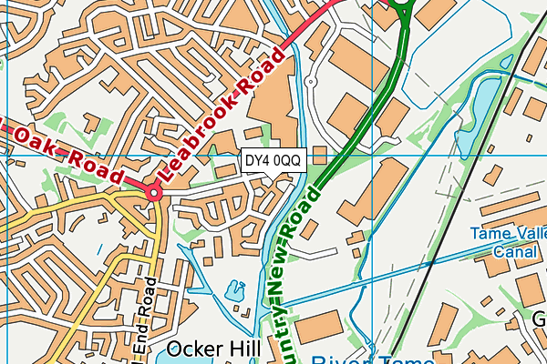 DY4 0QQ map - OS VectorMap District (Ordnance Survey)