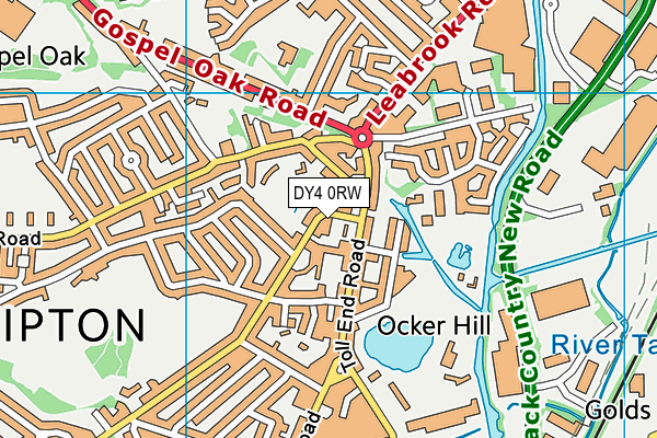 DY4 0RW map - OS VectorMap District (Ordnance Survey)
