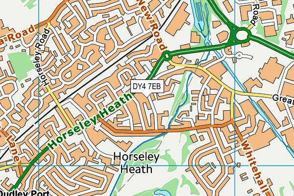 DY4 7EB map - OS VectorMap District (Ordnance Survey)