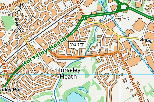 DY4 7ED map - OS VectorMap District (Ordnance Survey)