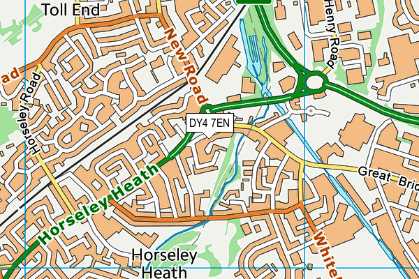 DY4 7EN map - OS VectorMap District (Ordnance Survey)