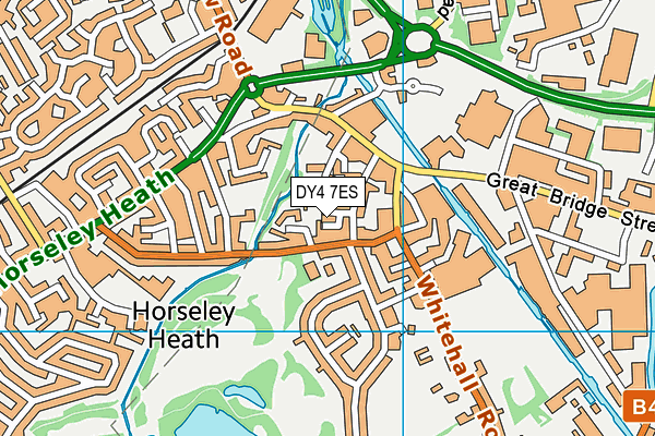 DY4 7ES map - OS VectorMap District (Ordnance Survey)