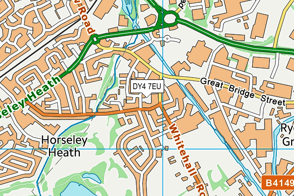 DY4 7EU map - OS VectorMap District (Ordnance Survey)