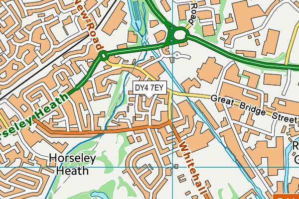 DY4 7EY map - OS VectorMap District (Ordnance Survey)