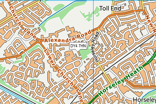 DY4 7HN map - OS VectorMap District (Ordnance Survey)