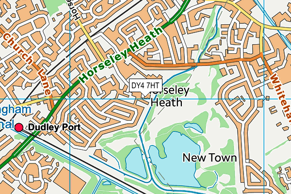 DY4 7HT map - OS VectorMap District (Ordnance Survey)