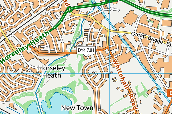 DY4 7JH map - OS VectorMap District (Ordnance Survey)