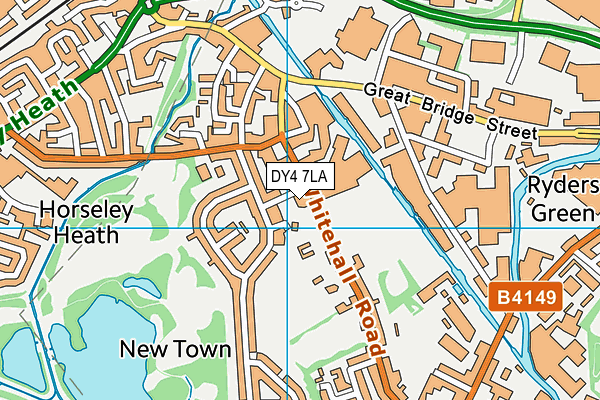 DY4 7LA map - OS VectorMap District (Ordnance Survey)