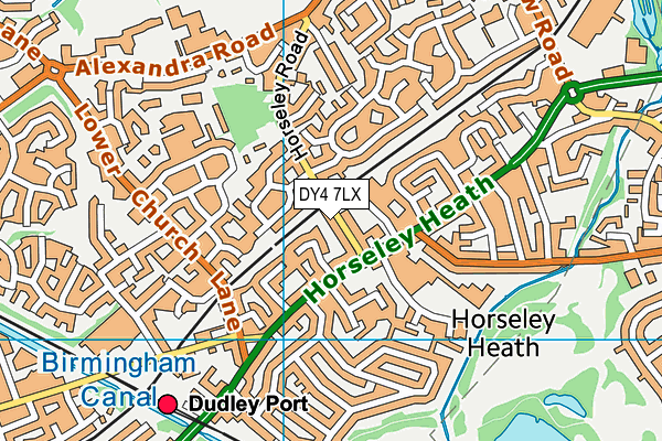 DY4 7LX map - OS VectorMap District (Ordnance Survey)