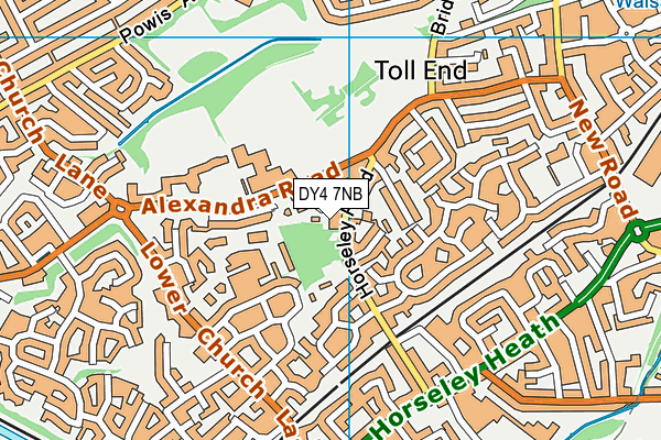 DY4 7NB map - OS VectorMap District (Ordnance Survey)