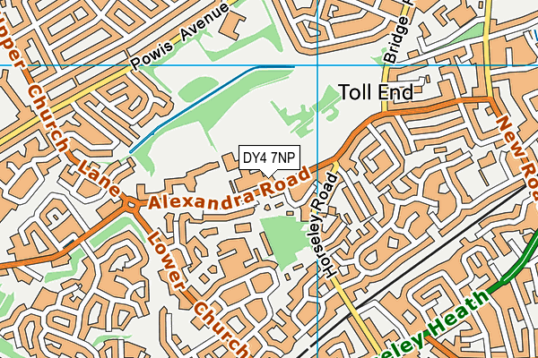 DY4 7NP map - OS VectorMap District (Ordnance Survey)