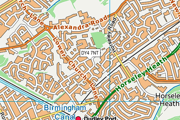 DY4 7NT map - OS VectorMap District (Ordnance Survey)