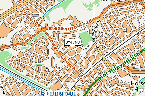 DY4 7NU map - OS VectorMap District (Ordnance Survey)