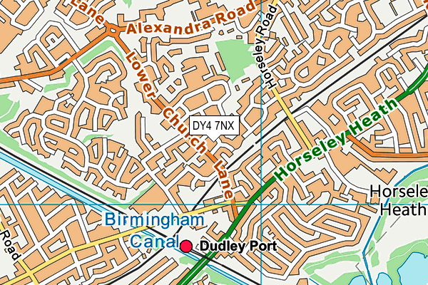 DY4 7NX map - OS VectorMap District (Ordnance Survey)