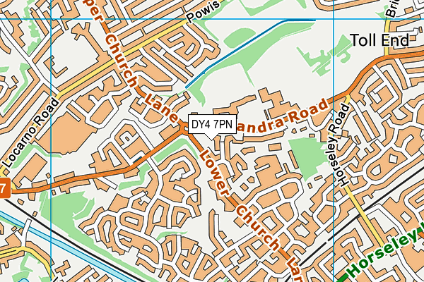 DY4 7PN map - OS VectorMap District (Ordnance Survey)