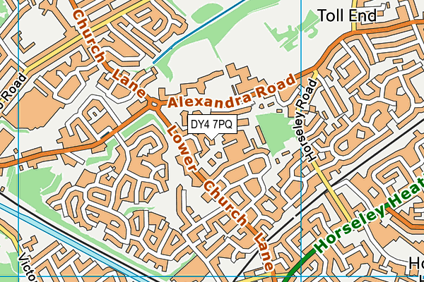 DY4 7PQ map - OS VectorMap District (Ordnance Survey)