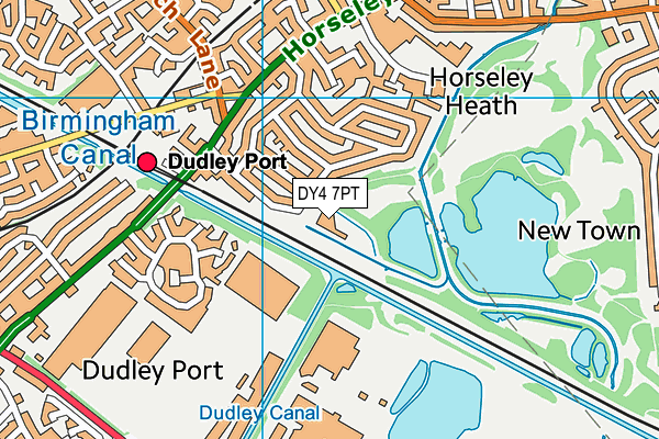 DY4 7PT map - OS VectorMap District (Ordnance Survey)