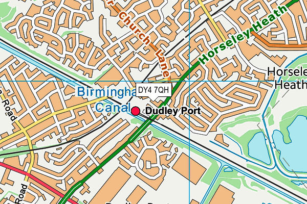 DY4 7QH map - OS VectorMap District (Ordnance Survey)