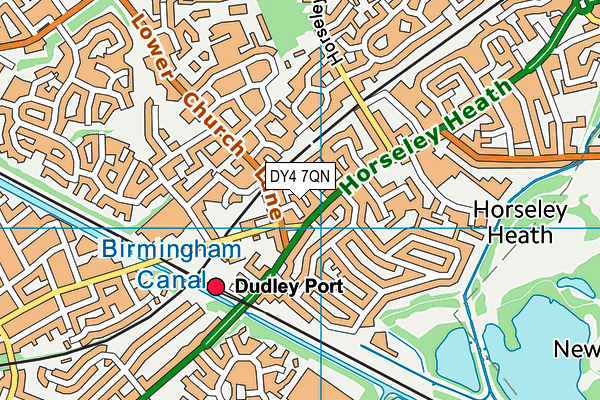 DY4 7QN map - OS VectorMap District (Ordnance Survey)