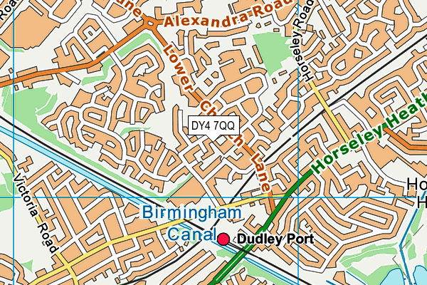 DY4 7QQ map - OS VectorMap District (Ordnance Survey)