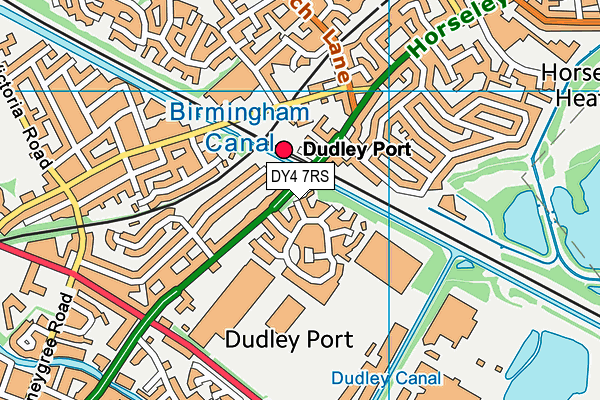 DY4 7RS map - OS VectorMap District (Ordnance Survey)