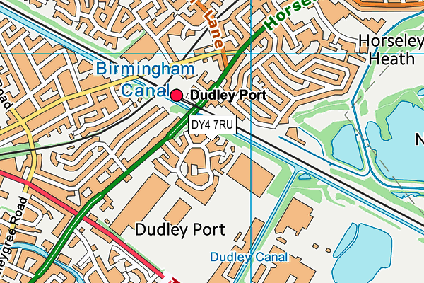 DY4 7RU map - OS VectorMap District (Ordnance Survey)