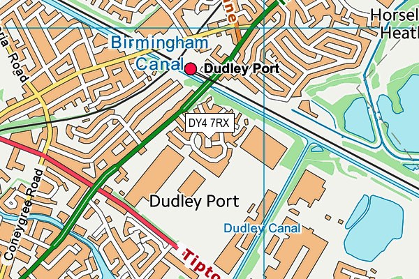 DY4 7RX map - OS VectorMap District (Ordnance Survey)